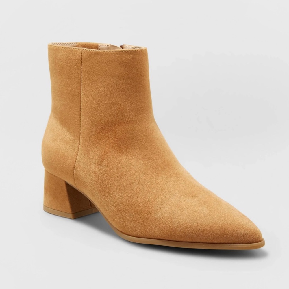 Women's Delilah Heeled Ankle Boots - A New Day